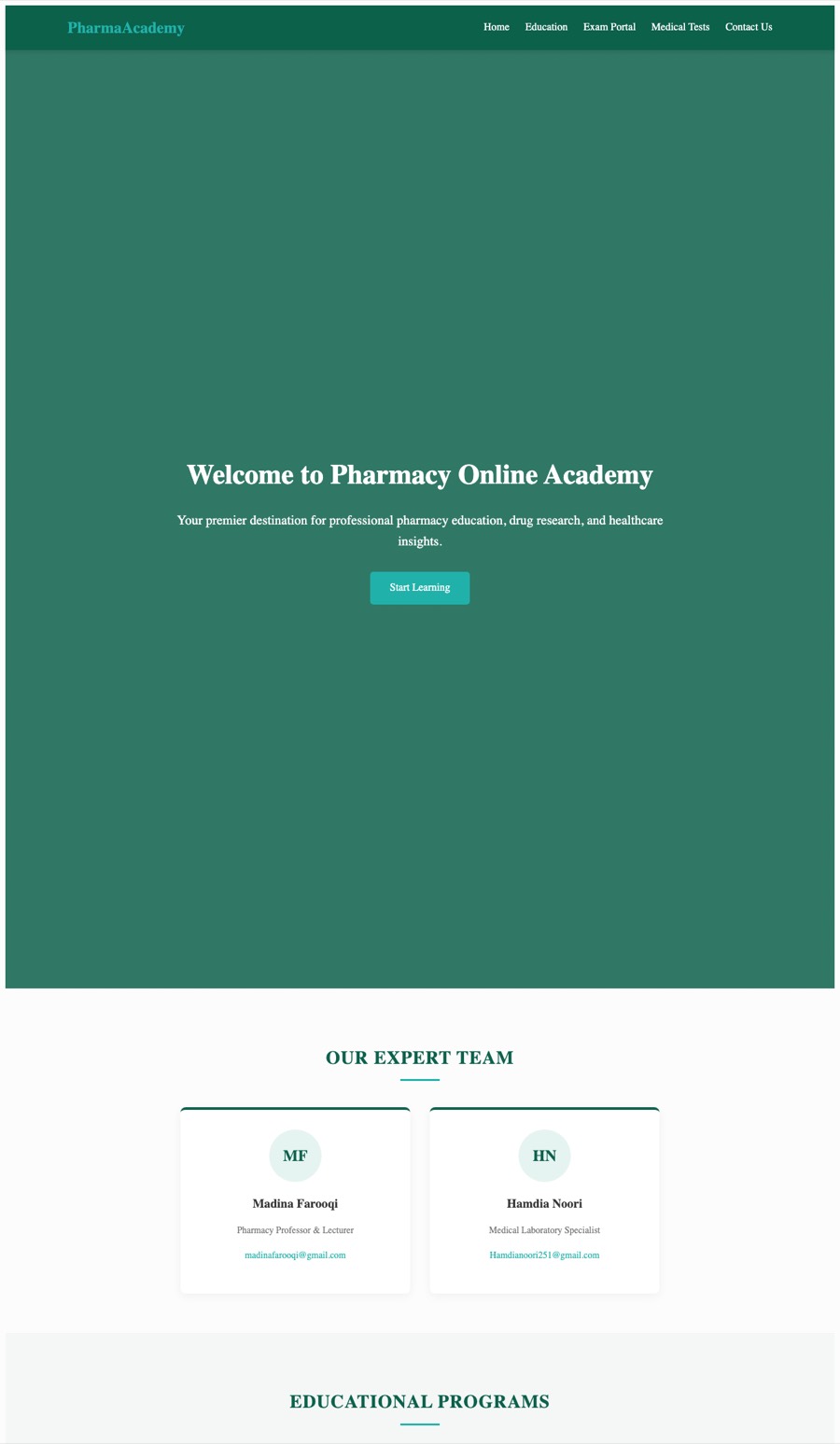 Pharmacy Online Academy